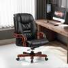 High Back Solid Wood Executive Office Chair thumb 4