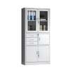 Glass Fronted Metallic Office Cabinet thumb 1