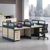 Office Desk: 4-Way Modular Office Workstation thumb 0