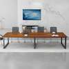 Executive 2.4m Wooden Meeting Table with Metal Legs thumb 6