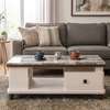 Coffee Tables : Marble-Top Rectangular Coffee Table thumb 3