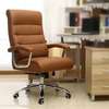 Office chair: Leather Executive Office Chair with Wheels thumb 3