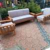 Sofa; 5 Seater Wooden Armrest Outdoor Resting Sofas thumb 1