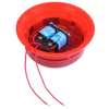 AC 220V Fire Alarm Round Shape Electric Bell Red thumb 2