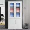 Half Glass and Steel Door Office Cabinet thumb 2