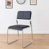 Office Chair:  Leatherette Chrome Guest Chair thumb 4