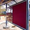 Canopied Glass sliding Noticeboards 8*4ft thumb 2