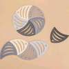5 pieces fish shaped silicone coasters thumb 0