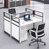 2 Way Office Workstation Desks with Drawers thumb 6