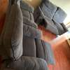 5 seater grey fabric recliners thumb 3