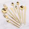 Luxurious Gold Fork Spoon Cutlery Set Of 9pcs thumb 0
