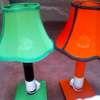 GREEN PRINTED LAMP SHADES thumb 0