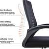 Office Chair: Black Adjustable Office Working Seat thumb 6