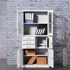 Office Cabinet : Office Two Door Display Cabinet with safe thumb 5
