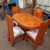 4 Seater Oval Shaped Mahogany Wood Tables thumb 0