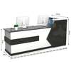 2 M Front Wooden Office Reception Table thumb 2