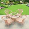 Dining Set: Four Seater Rattan Dining Set thumb 2
