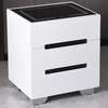 Bedside Drawer; Touch-Control Nightstand Drawer With LED thumb 1
