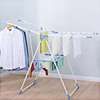 Foldable Clothes Drying Rack with Hanger Rail thumb 1