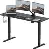 Prime Single Motor Black Electric Task Desk thumb 0