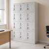 12-Locker Steel Storage Cabinet thumb 0
