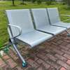 Heavy Duty 3 Seater Metal Office Bench thumb 1