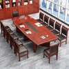 Boardroom Table:300CM Multiple Users Mahogany Table thumb 0