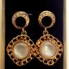 Womens Brown Sisal Kiondo+ earrings thumb 2