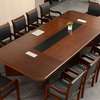 Boardroom Table; 300cm Mahogany Office Boardroom Table thumb 3