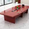 Executive Oval Wooden Conference Table thumb 1