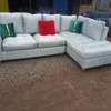 L shape 6 seater sofa set made by hand wood thumb 0