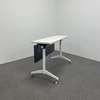 Modern Foldable Meetingtraining Table Mdf Wood Surface thumb 2