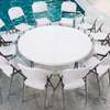 Outdoor Table; 1.5m Round Space-Saving Foldable Table thumb 0