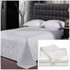white striped hotel/home bedsheets thumb 0