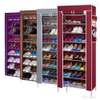 10 Layer Grid Shoe Rack (Single Column) thumb 1