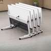 OFFICE TABLE: White Foldable Office Table thumb 1