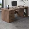 Office Desk: Modern 1.4m Executive Desk with Drawers thumb 0