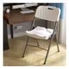 Plastic White Foldable, Armless Garden Chair thumb 2
