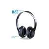 BAT Music SD Card Headphones With FM - Black thumb 2