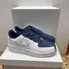 Nike Air force 1 White & Navy Blue Low Split Sneakers thumb 0