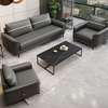 Modern Imported Leather Executive Visitor's Waiting Sofa thumb 4