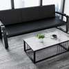 Office sofa: Modern Leather Reception Sofa thumb 6
