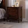 2 Drawer Mahogany Bedside Cabinet thumb 0