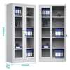 Steel Storage File Cabinet with Glass Doors thumb 2