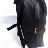 Mens and women Denim ankara backpack with watch thumb 2