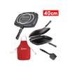 Black Double Sided Grill,Cook, Handy Frying Pan thumb 0