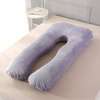U Shaped Maternity Pregnancy Support Pillow Body Bolster (blue) thumb 1