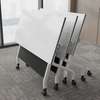 Modern Foldable Meetingtraining Table Mdf Wood Surface thumb 7