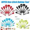 NON-STICK Silicone 10PCS Cooking Spoon Set With Firm Handle thumb 3