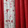Red Heavy fabric curtains available thumb 0
